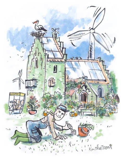 Illustration Grøn Omstilling Kim Broström