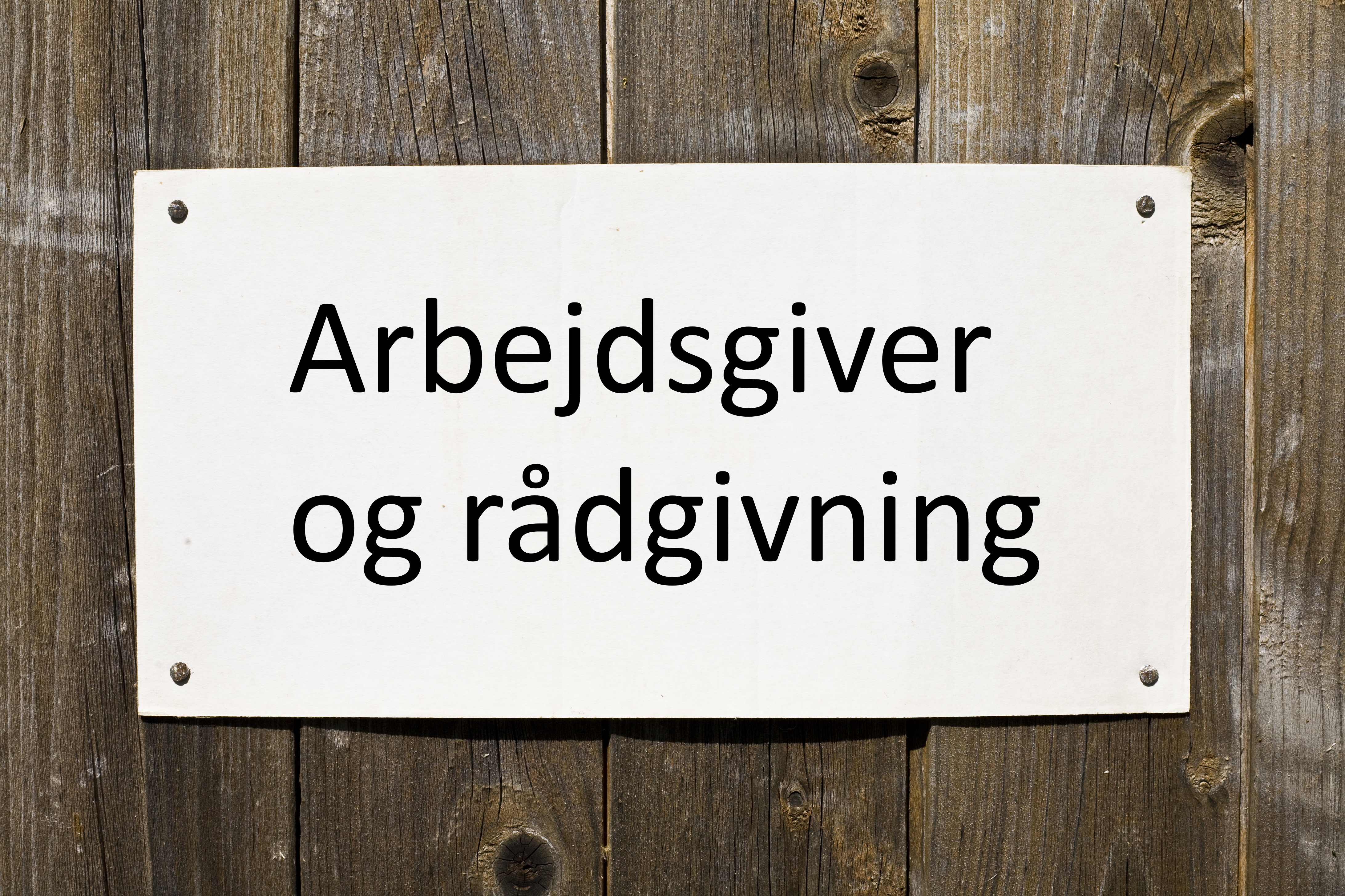 Arbejdsgiver